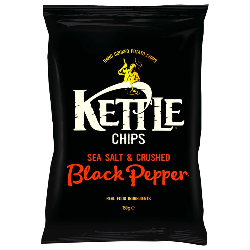 Kettle Chips Crushed Black Pepper 150g